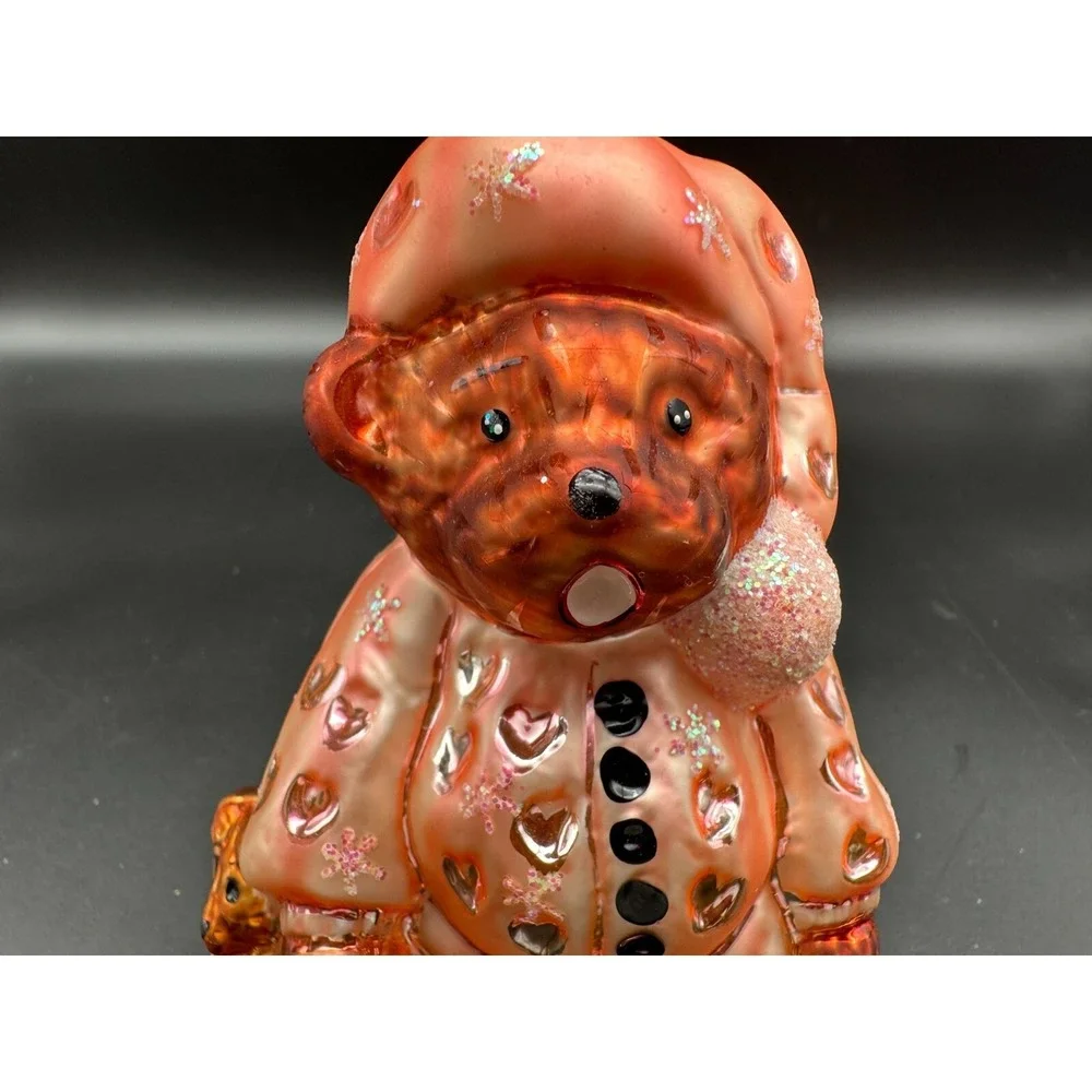 1996‎ CHRISTOPHER RADKO PEDIATRIC CANCER ORNAMENT BEARLY AWAKE BEAR 6